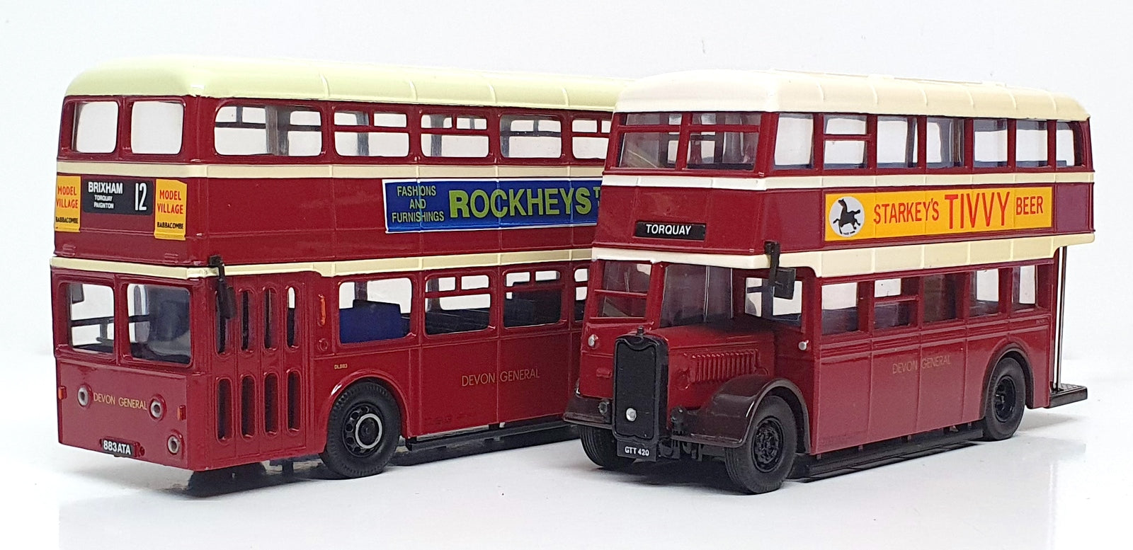 Corgi 1/50 Scale 97052 - Guy Arab & Leyland Atlantean Devon General 75th Ann