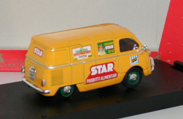 GIOCHER 1/43 SCALE - FIAT 600 CORIASCO - STAR PRODOTTI ALIMENTARI