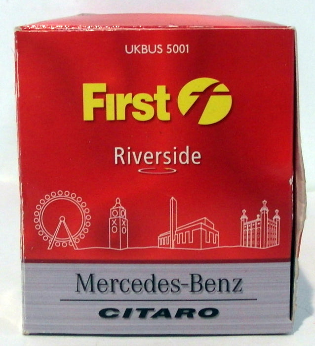 Creative Master 1/76 Scale UKBUS 5001 - First London Riverside Mercedes Benz