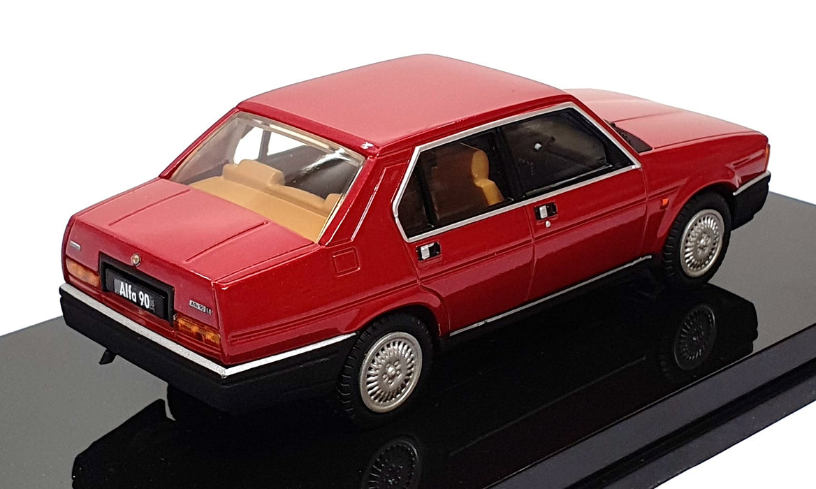 Pego 1/43 Scale PG1009 - 1986 Alfa Romeo 90 Berlina - Met. Red