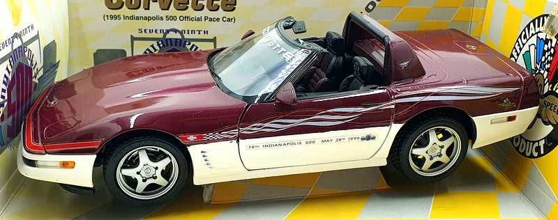 Maisto 1/18 31825 -1995 Chevrolet Corvette Indianapolis Pace Car - Purple/White