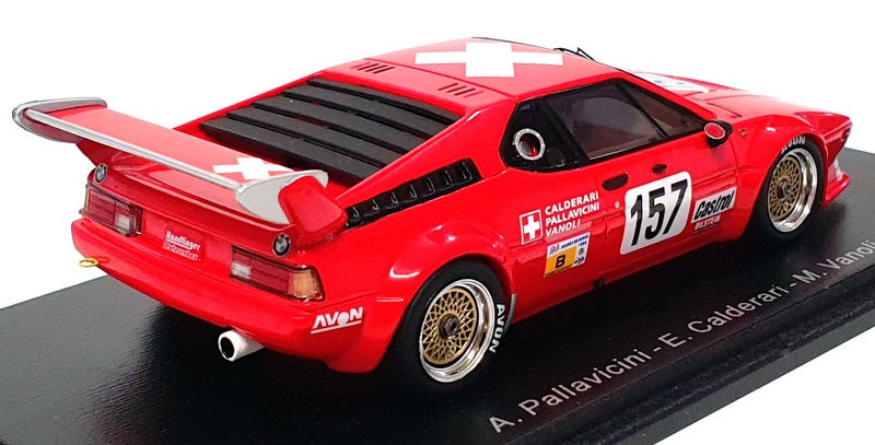 Minichamps 1/43 Scale 430 812571 - BMW M1 #71 Le Mans 1981 - White - R Minichamps 1/43 Scale 430 812571 - BMW M1 #71 Le Mans 1981 - White - R