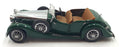 Franklin Mint 1/24 Scale B11PU51 - 1938 Alvis Roadster - Chrome/Green