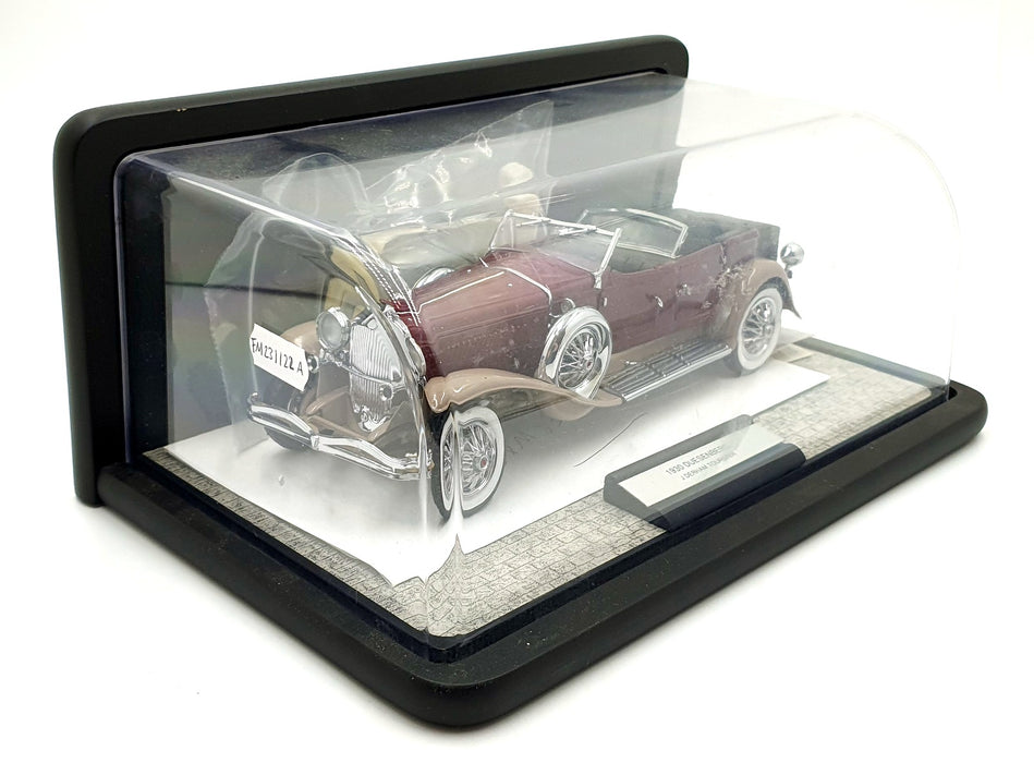 Franklin Mint 1/24 FM231122A 1930 Duesenberg Tourster With Display Case