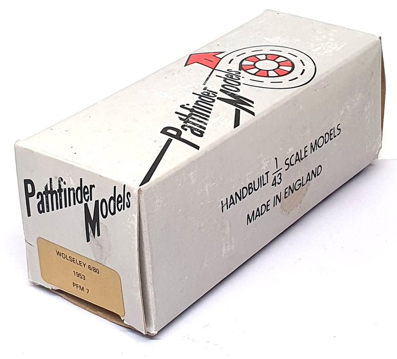 Pathfinder Models 1/43 Scale PFM7 - 1953 Wolseley 6/80 1 Of 600 Met. Silver