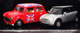 Welly Diecast 973025 - Mini Gift Set Old & New - Red With Union Jack Silver
