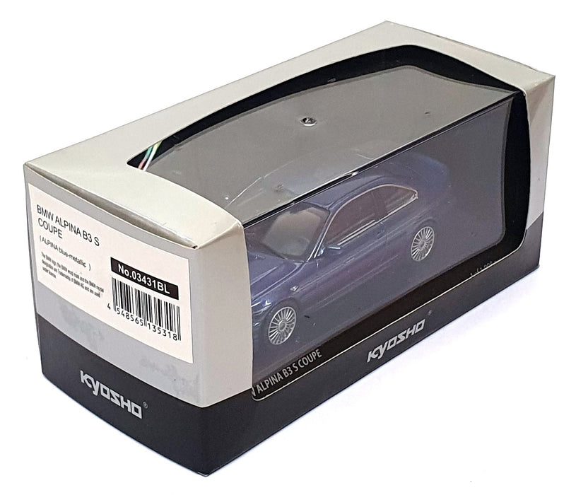 Kyosho 1/43 Scale 03431BL - BMW Alpina B3 S Coupe - Met. Blue
