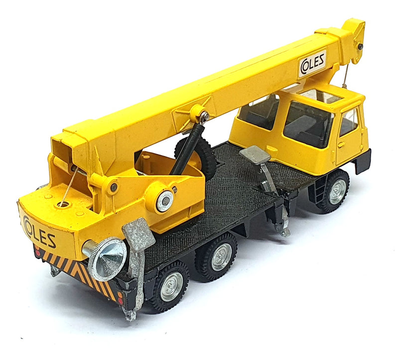 Dinky Toys 21.5cm Long Original Diecast 890 - Coles Hydra Truck 150T - Yellow