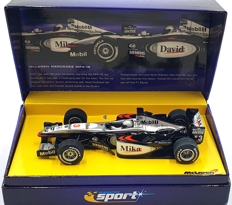Scalextric 1/32 Scale Slot Car C2262 - McLaren Mercedes MP4-16 #3 - Black