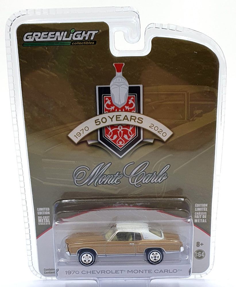 Greenlight 1/64 Scale 28060-B - 1970 Chevrolet Monte Carlo - Gold