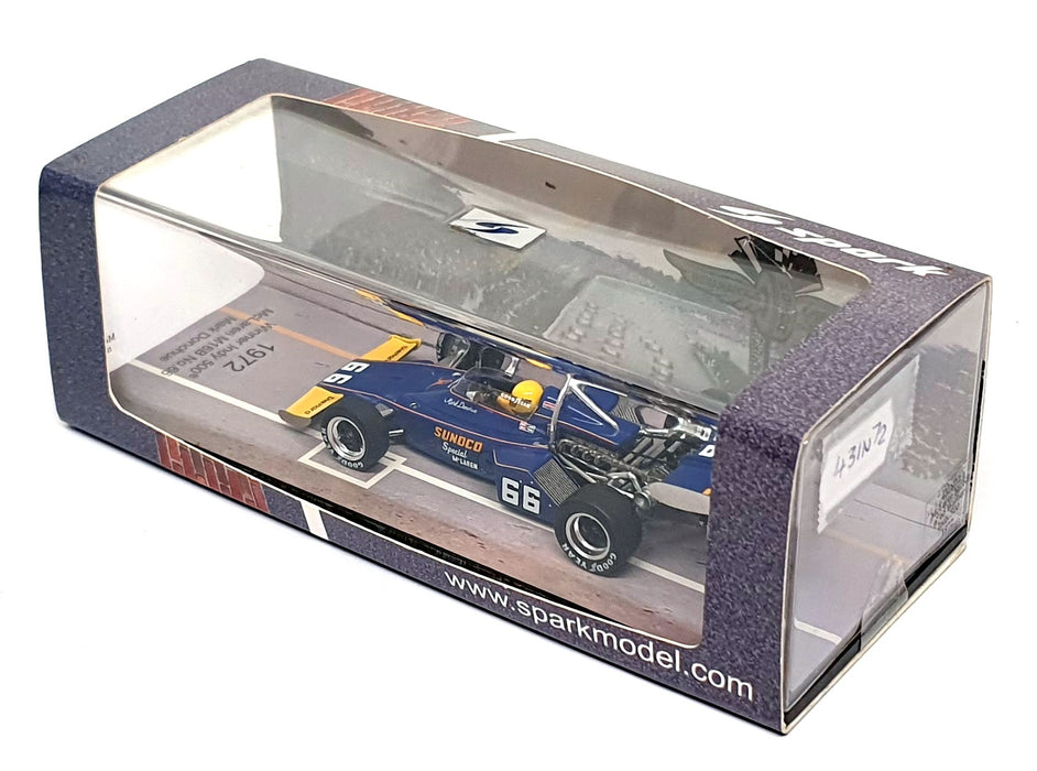 Spark 1/43 Scale 43IN72 - McLaren M16B #66 Winner Indy 500 1972 Donohue