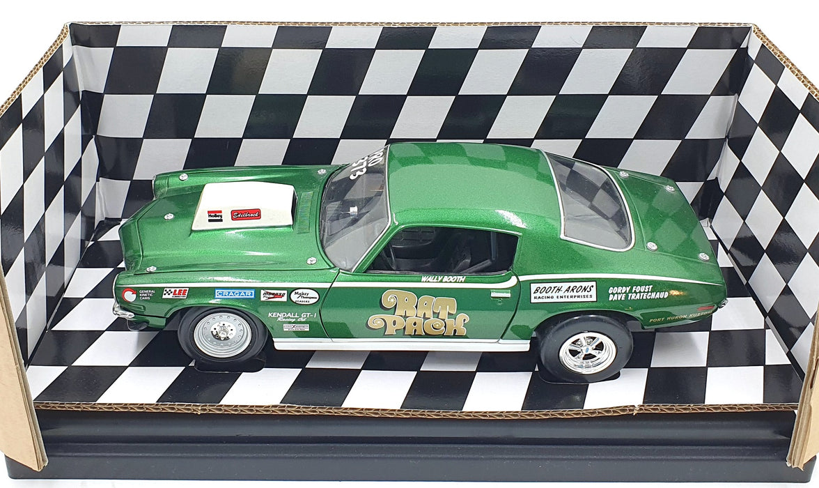 Ertl 1/18 Scale Diecast 29247P - 1971 Pro Stock Camaro Rat Pack Wally Booth