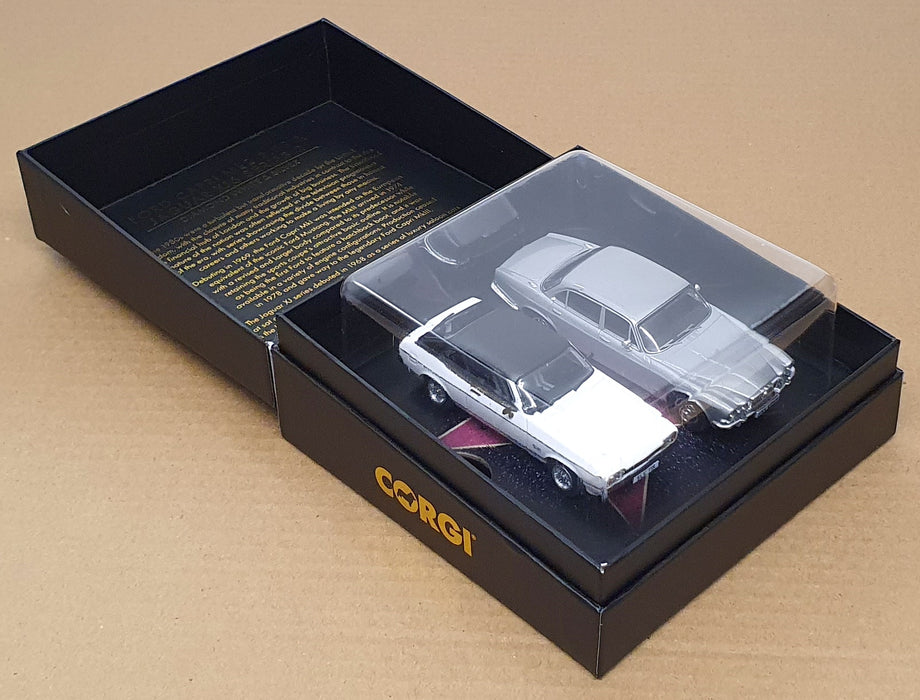 Corgi Screen Stars 1/43 Scale CC91992 - Ford Capri Mk2 & Jaguar XJ6 Series 2