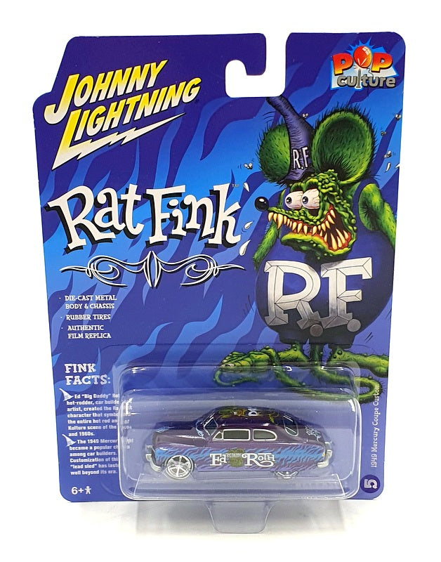 Johnny Lightning 1/64 Scale JLPC006 - 1949 Mercury Coupe Custom Rat Fink
