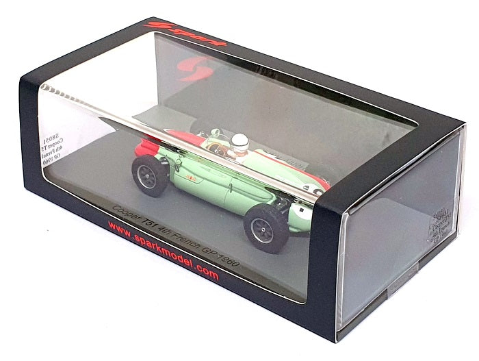 Spark 1/43 Scale S8051 - F1 Cooper T51 #46 4th French GP 1960 Henry Taylor