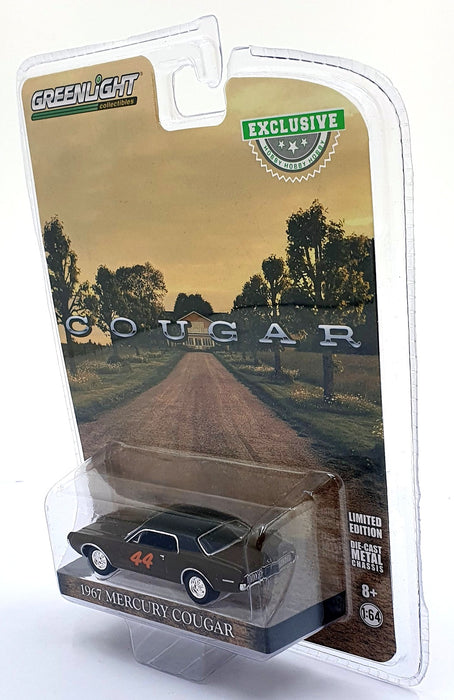 Greenlight 1/64 Scale 30183 - 1967 Mercury Cougar #44 - Brown