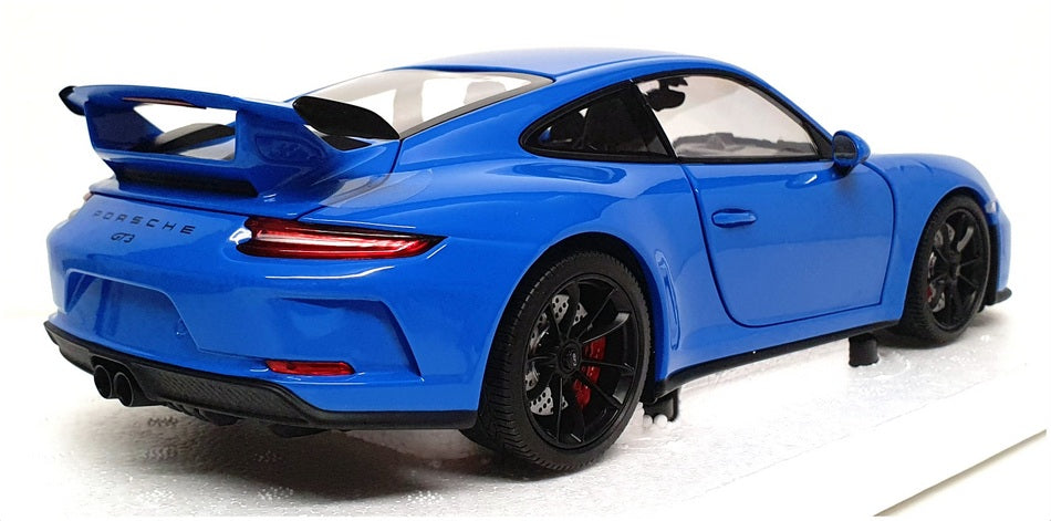 Minichamps 1/18 Scale 110 067024 - 2018 Porsche 911 GT3 - Blue