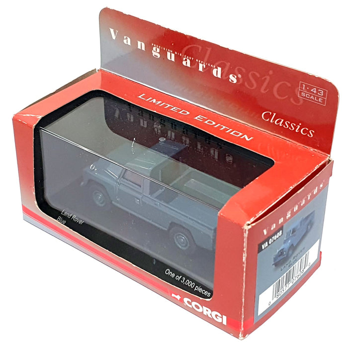 Vanguards 1/43 Scale Diecast VA07608 - Land Rover Truck - Blue