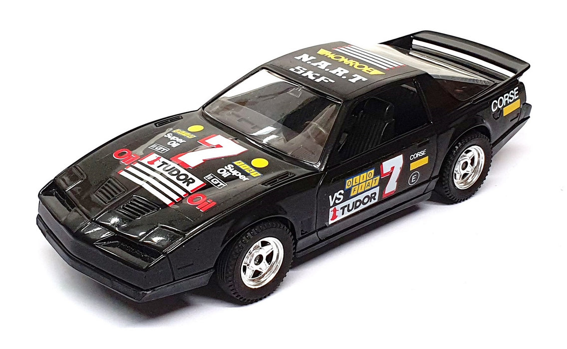 Polistil 1/25 Scale Diecast 02303 - Pontiac Firebird Race Car #7 - Black