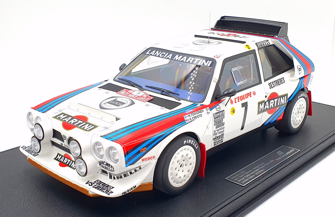 Top Marques 1/12 Scale TMR1260A Lancia Delta S4 1986 #7 Monte Carlo Toivonen