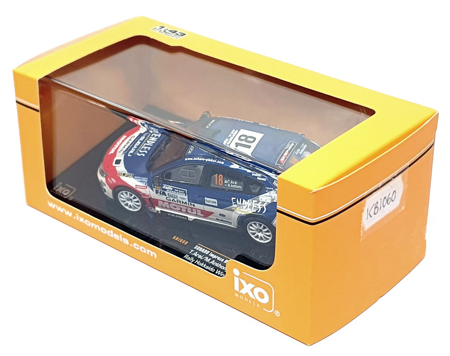 Ixo 1/43 Scale KBI060 - Subaru Impreza STi R4 #18 Winner Hokkaido 2011