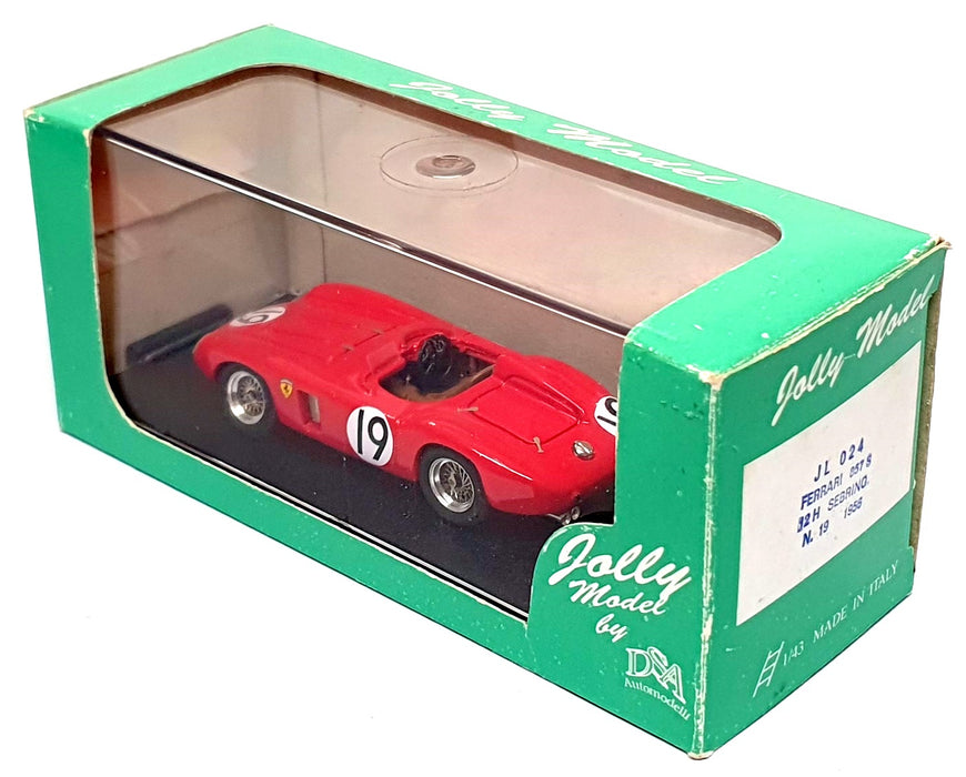 Jolly Model 1/43 Scale JL024 - Ferrari 857 S #19 12H Sebring 1956 - Red