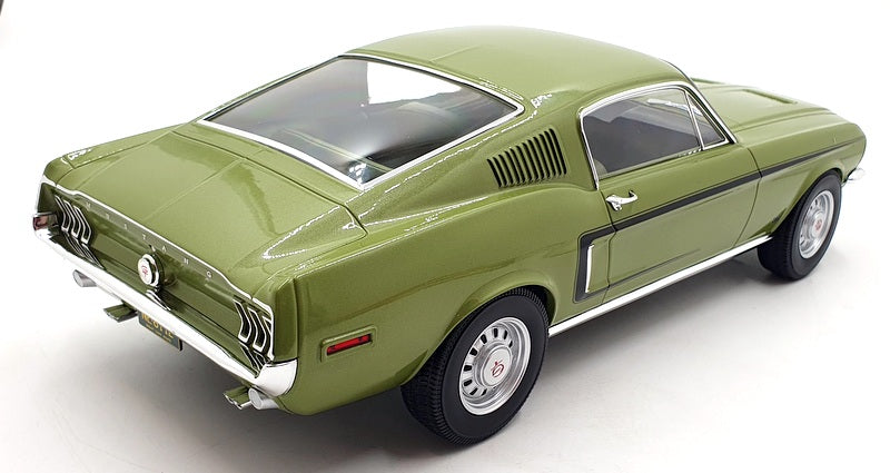 Norev 1/12 Scale Diecast 122704 Ford Mustang Fastback GT 1968 Light Green