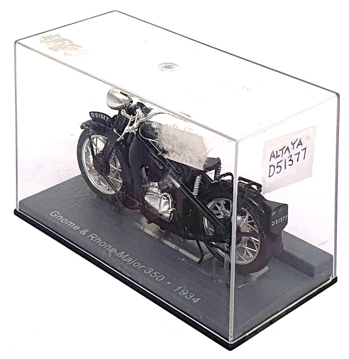 Altaya 1/24 Scale D51377 - 1934 Gnome & Rhone Major 350 Motorbike - Black