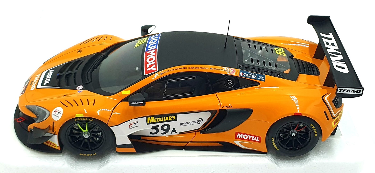 Autoart 1/18 Scale 81643 - McLaren 650S GT3 #59A Bathurst 12 Hr 1st 2016