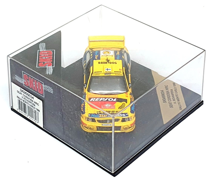 Skid 1/43 Scale SKM99034 - Seat Cordoba WRC #9 Monte Carlo Rally 1999 Rovanpera