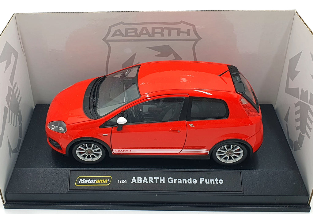 Motorama 1/24 Scale Diecast 493997 - Fiat Abarth Grande Punto - Red