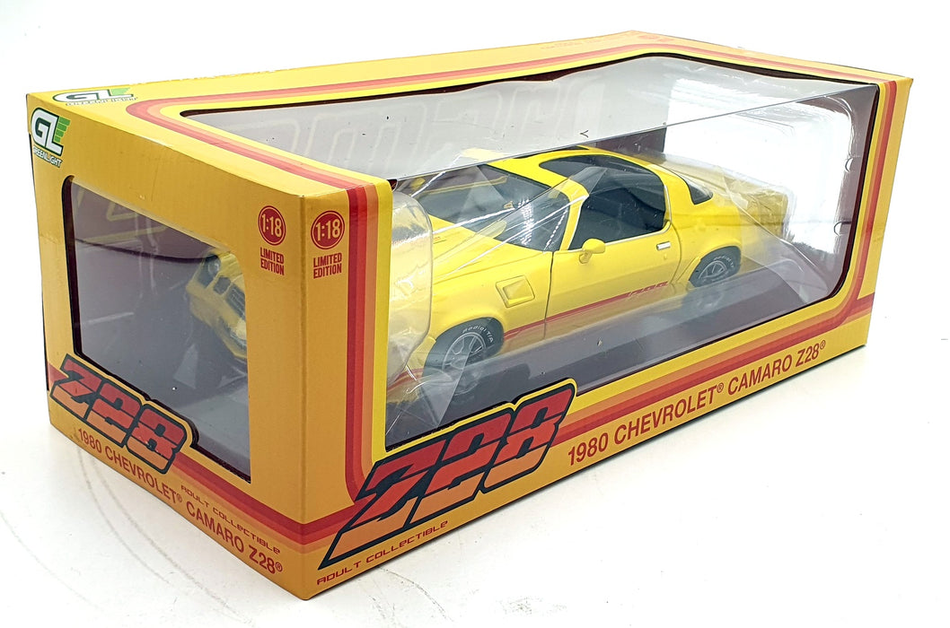 Greenlight 1/18 Scale Diecast 13690 - 1980 Chevrolet Camaro Z28 - Yellow