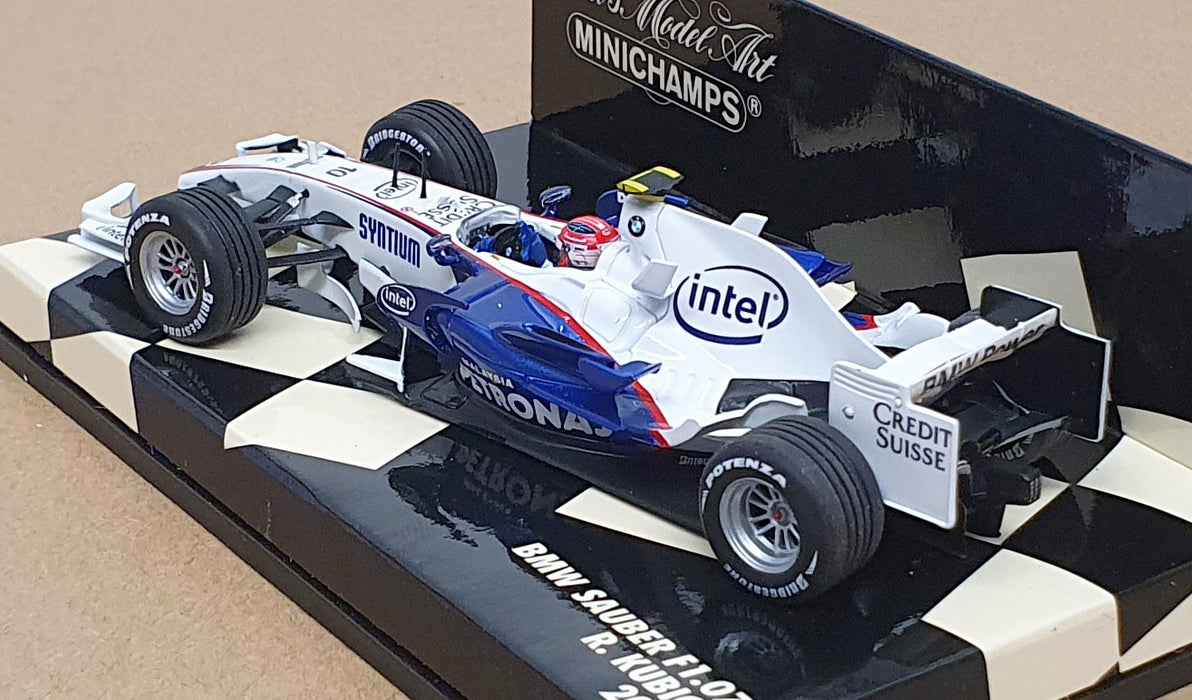 Minichamps 1/43 Scale 400 070010 - F1 BMW Sauber F1.07 #10 R. Kubica 2007