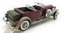 Franklin Mint 1/24 Scale 51225C - 1930 Duesenberg J Derham Tourster - Red/Beige