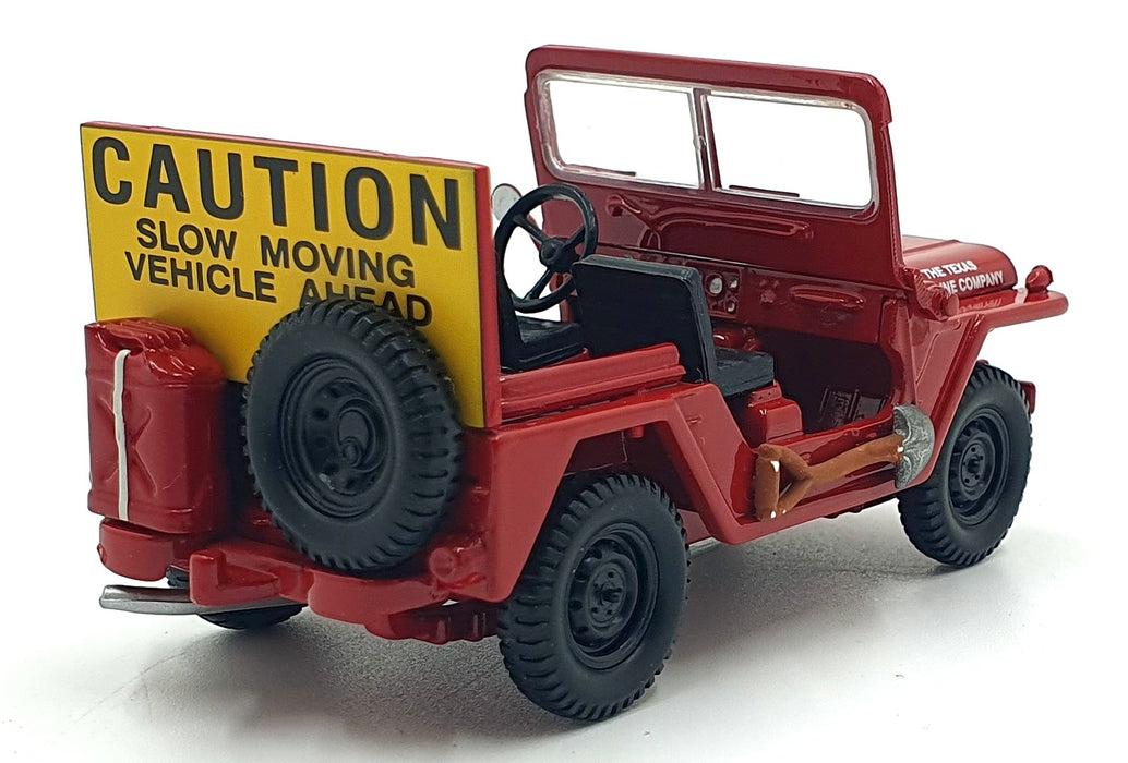 Corgi 1/50 Scale US55704 - Kenworth With Pipe Load & Jeep Texaco - Red