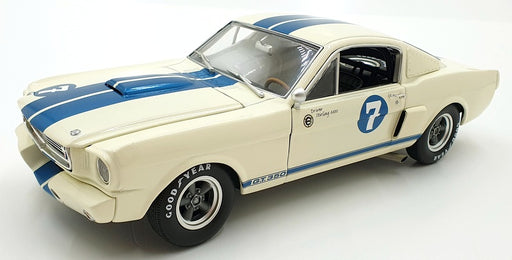 Acme 1/18 Scale Diecast A1801814 - 1965 Shelby G.T.350R S.Moss #7 White