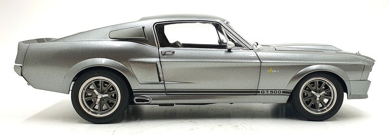 KK Scale 1/12 Scale KKDC120171 - 1967 Ford Mustang Shelby GT500 - Black/Silver