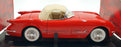 Mira 1/18 Scale Diecast 6195 - 1954 Chevrolet Corvette Convertible - Red/White