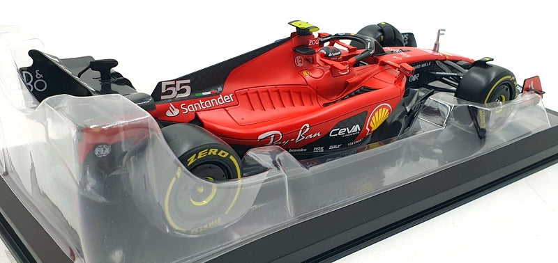 Burago 1/24 Scale Diecast 18-26808 - F1 Ferrari SF23 #55 C.Sainz