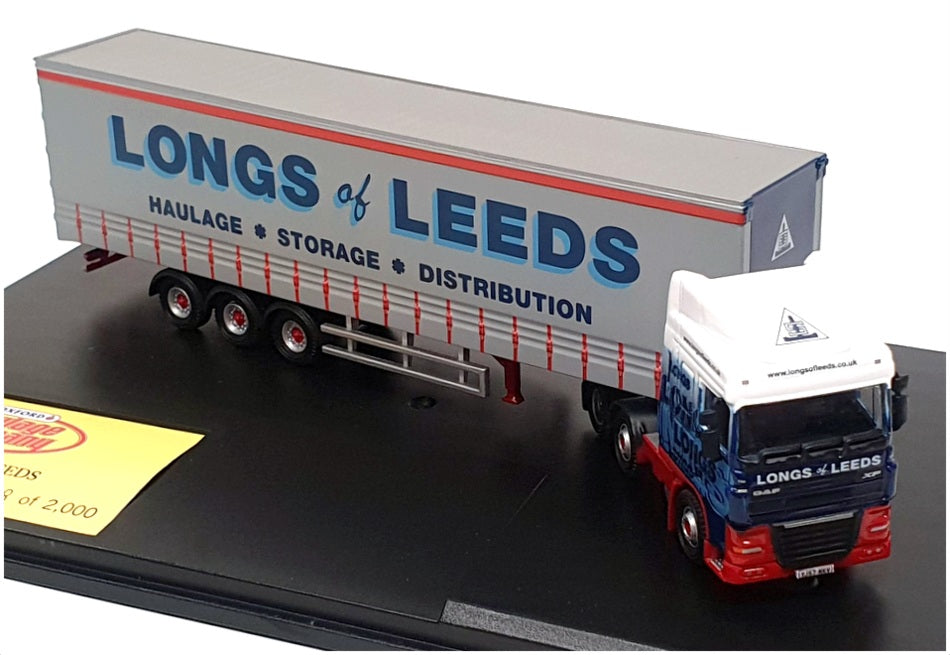 Parcelforce Trailer Oxford Diecast 1/76 Scale DAF07CS - DAF Truck & Trailer (Longs of Leeds ...