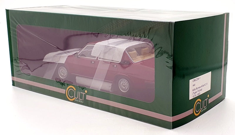 Cult Models Cult Models 1/18 Scale CML239-1 - Alfa Romeo Alfa 6 2.5 Type 119 - Red ...