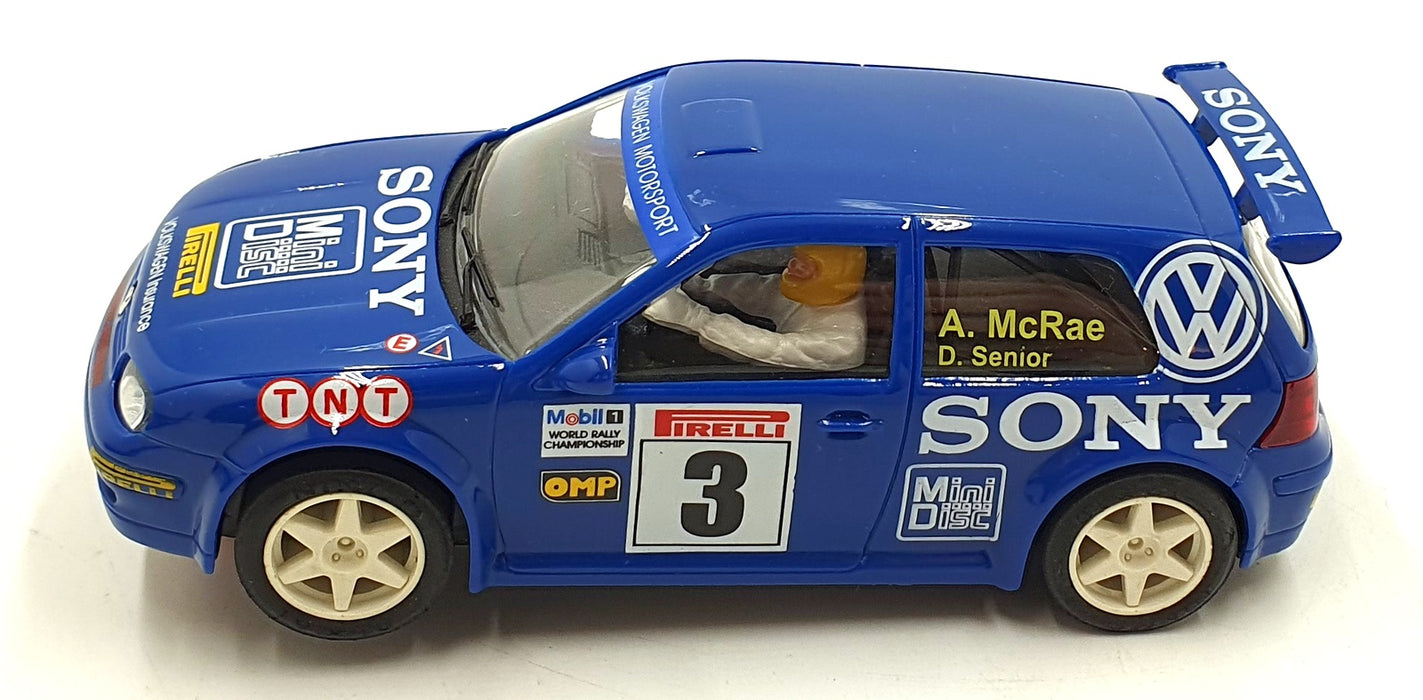 Ninco 1/32 Scale Slot Car 50228 - Volkswagen Golf 4x4 #3 "Sony" - Blue