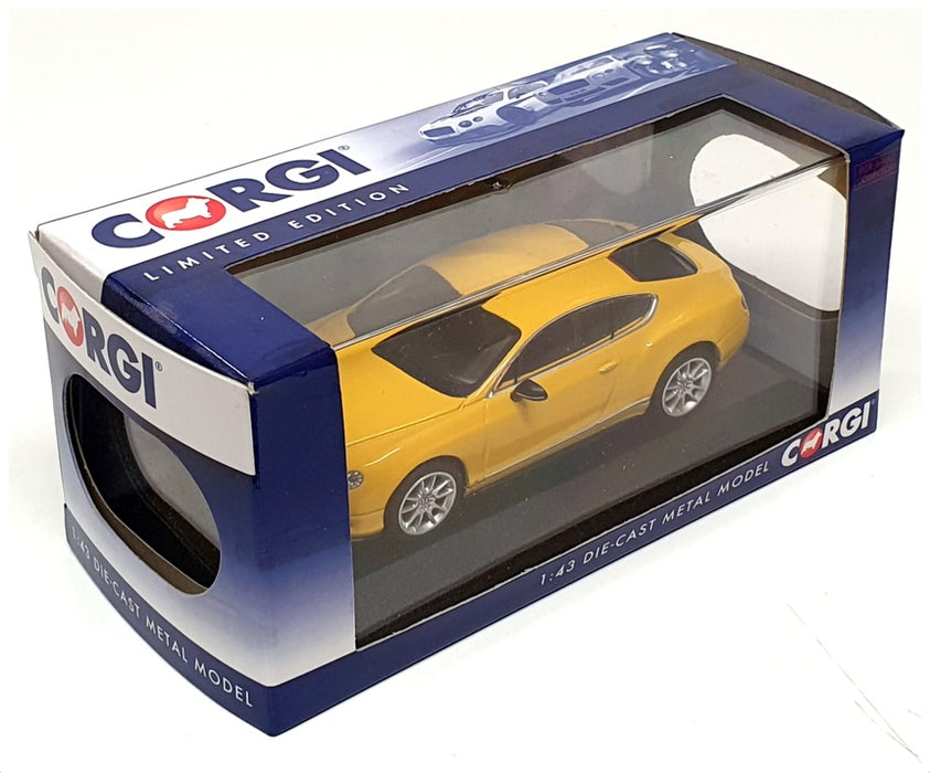 Corgi 1/43 Scale CC57002 Bentley Continental GT V8 S UK Press Car Monaco Yellow