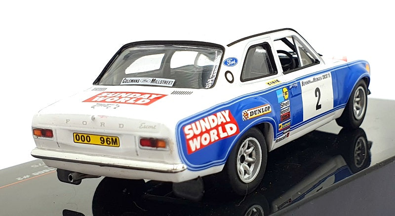 Ixo 1/43 Scale RAC438.22 - Ford Escort MK I RS 1600 #2 Circuit of Ireland 1975