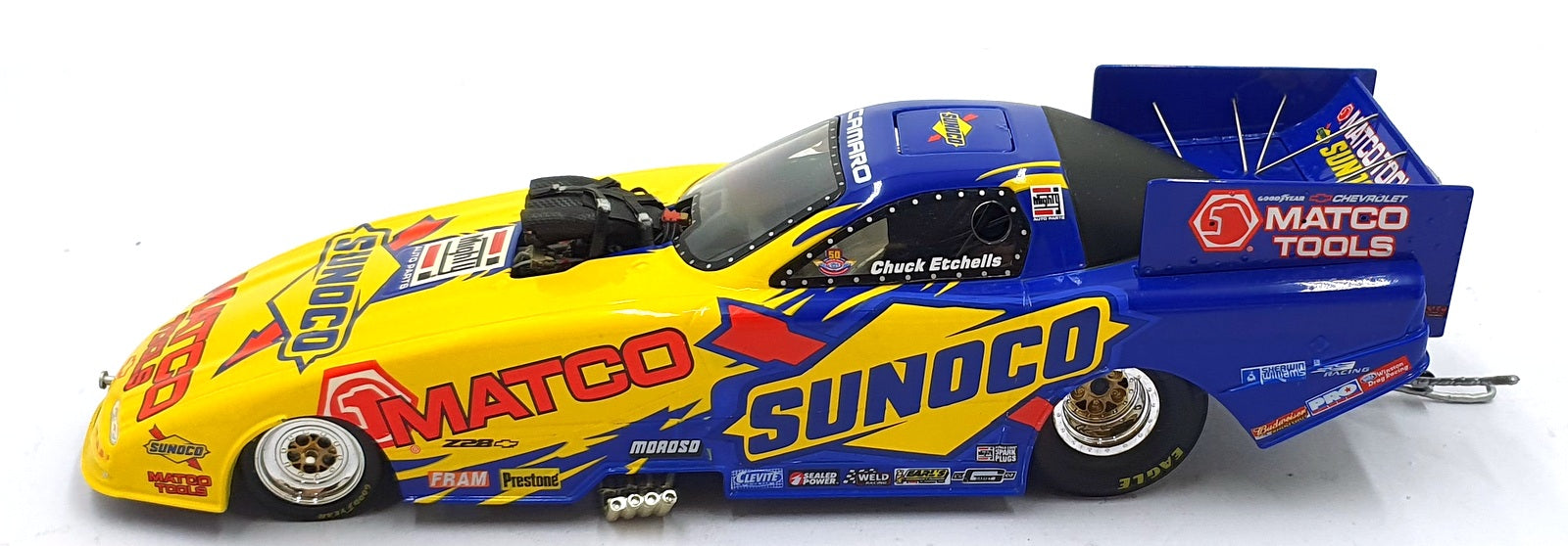 Action 1/24 Scale 101761 - Chevrolet Funny Car Dragster 2001 - Etchells