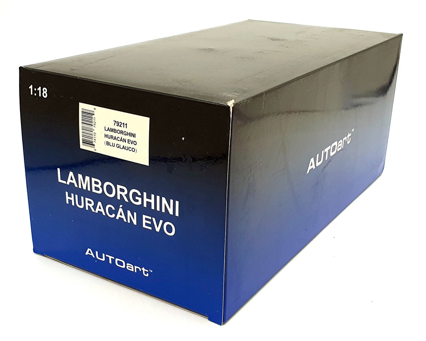 Autoart 1/18 Scale 79211 - Lamborghini Huracan Evo - Blue