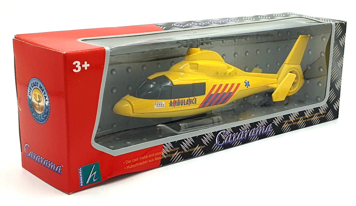Cararama 1/43 Scale 001043 - Ambulance Helicopter - Yellow