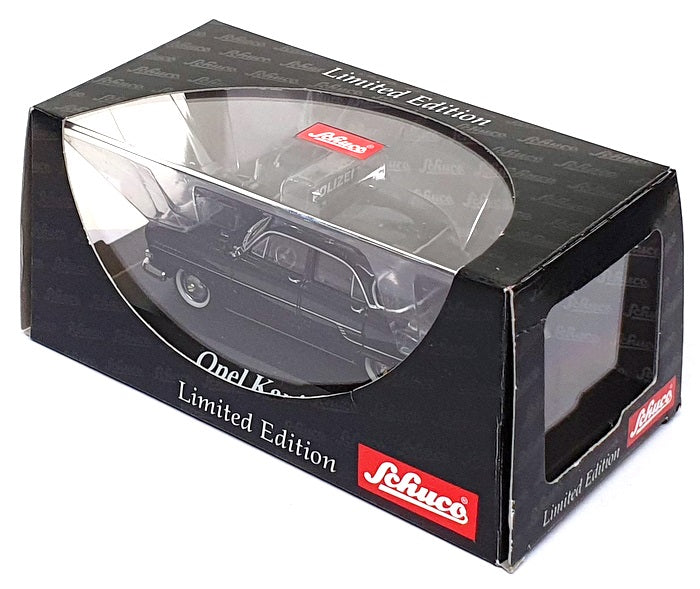 Schuco 1/43 Scale Diecast 02634 - Opel Kapitan Polizei - Black