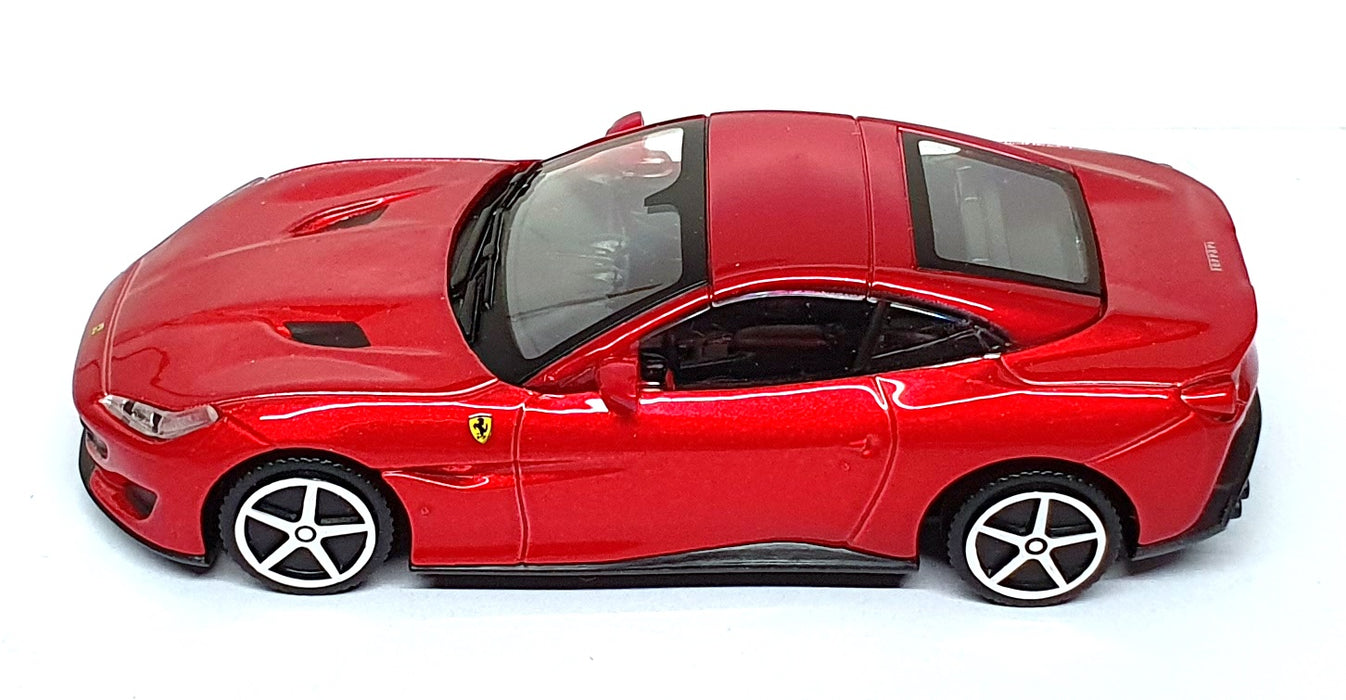 Burago 1/43 Scale Diecast 18-36000 - Ferrari Portofino - Met. Dk. Red