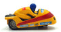 Scalextric 1/32 Scale Slotcar C239 - Honda Motorbike/Side Car #18 "Yellow Flash"